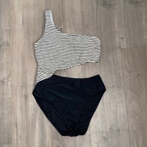 Two piece cut out swimsuit